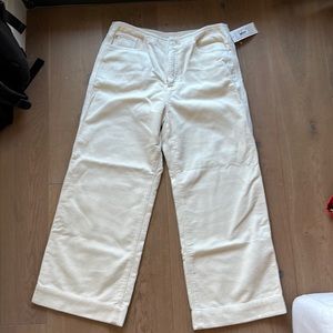 Adriano Goldschmied AG Ella Wide Leg Crop Corduroy jeans. 5 Pocket, Size 29.